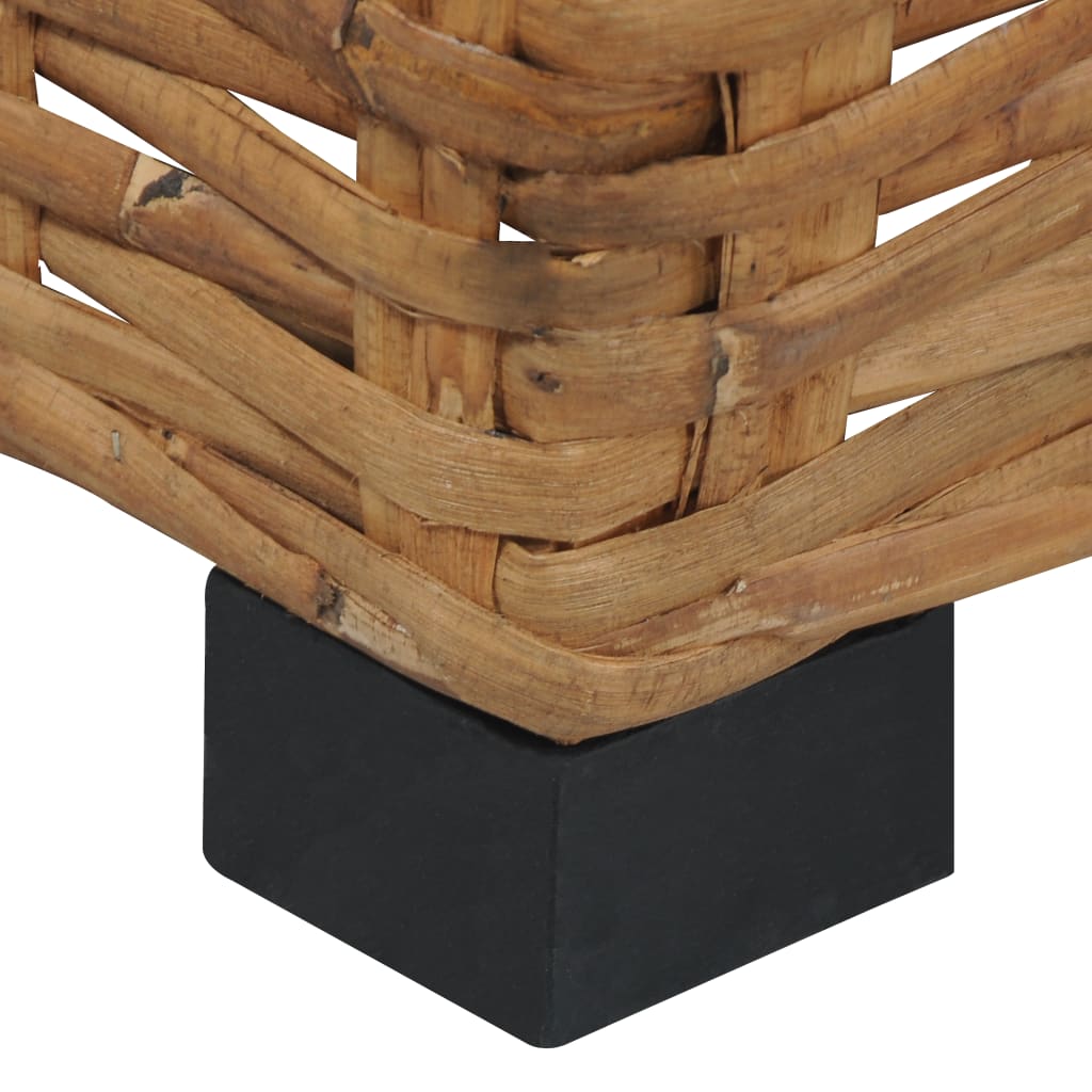 vidaXL Τραπεζάκι Σαλονιού 47 x 47 x 28 εκ. από Γνήσιο Ρατάν