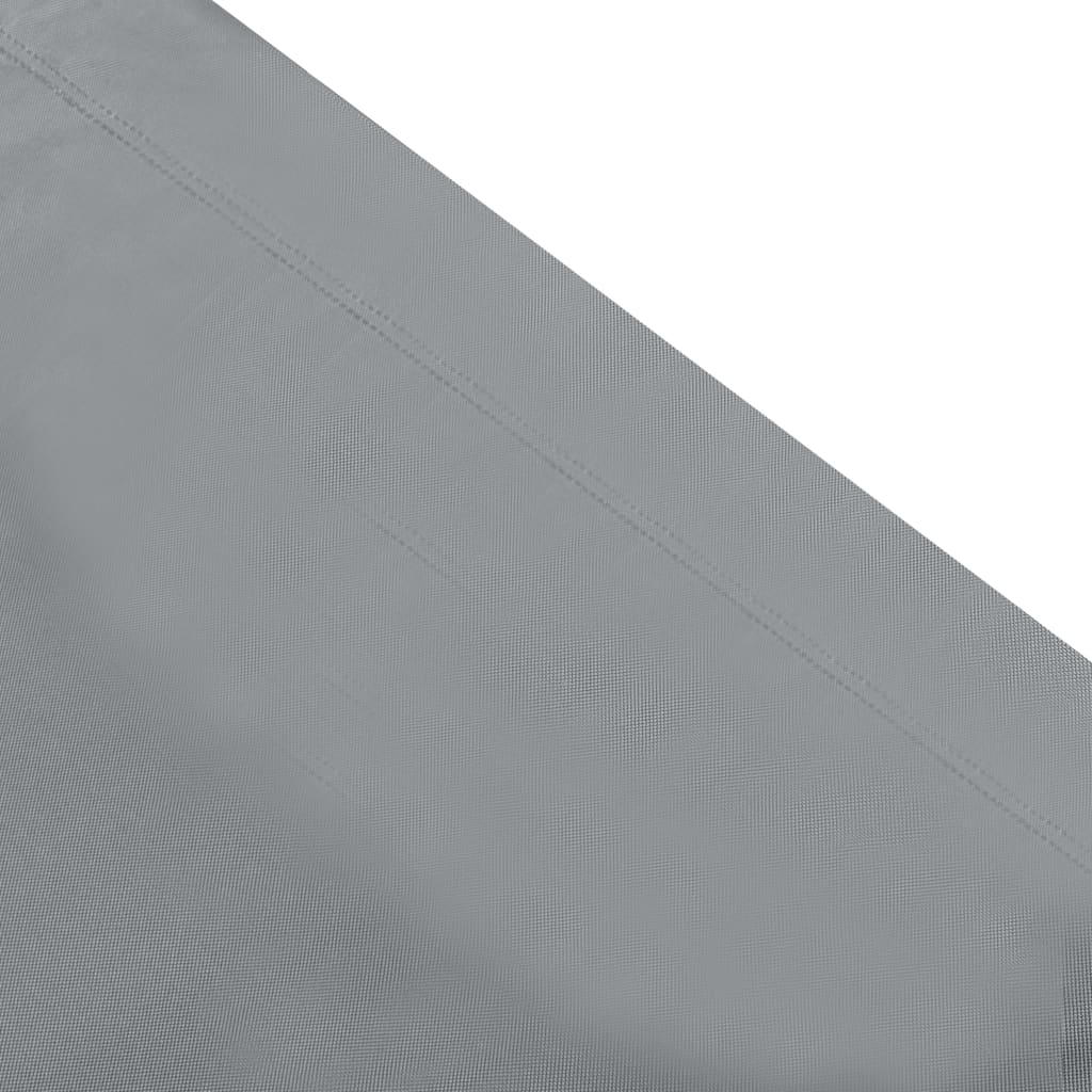 vidaXL Ξαπλώστρα - Κρεβάτι Διπλή Γκρι με Σκίαστρο