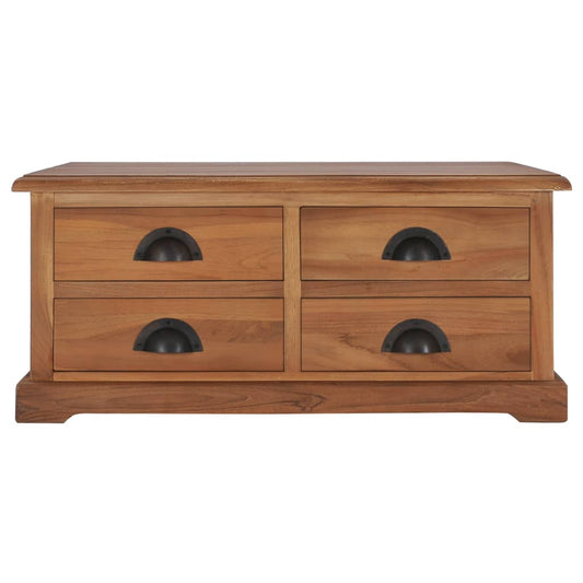 vidaXL Τραπεζάκι Σαλονιού 68 x 68 x 30 εκ. από Μασίφ Ξύλο Teak