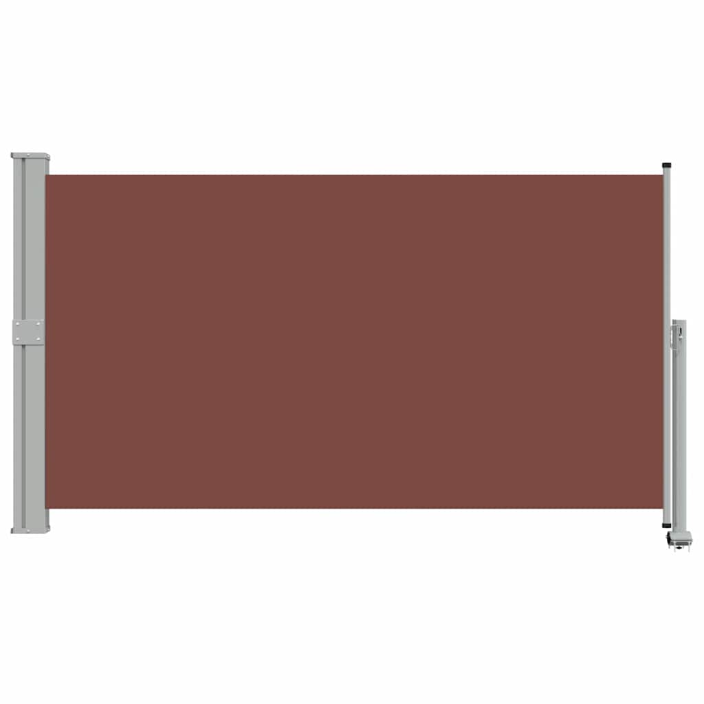 vidaXL Σκίαστρο Πλαϊνό Συρόμενο Βεράντας Καφέ 140 x 300 εκ.