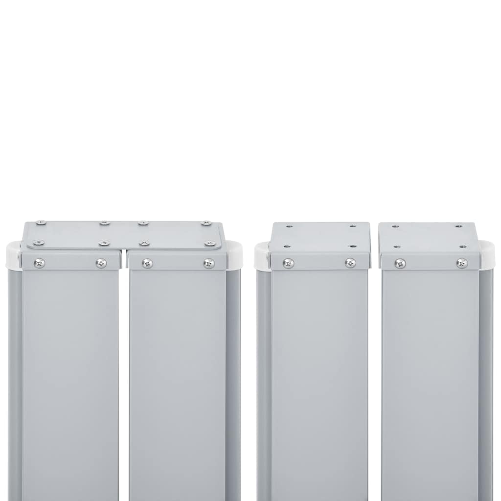 vidaXL Σκίαστρο Πλαϊνό Συρόμενο Ανθρακί 140 x 1000 εκ.