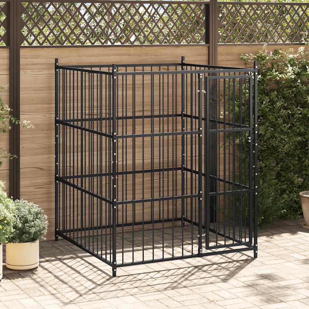 vidaXL Κλουβί Σκύλου Εξωτερικού Χώρου 150 x 150 x 185 εκ.