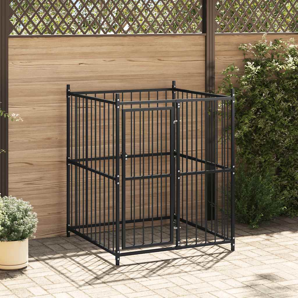 vidaXL Κλουβί Σκύλου Εξωτερικού Χώρου 120 x 120 x 150 εκ.