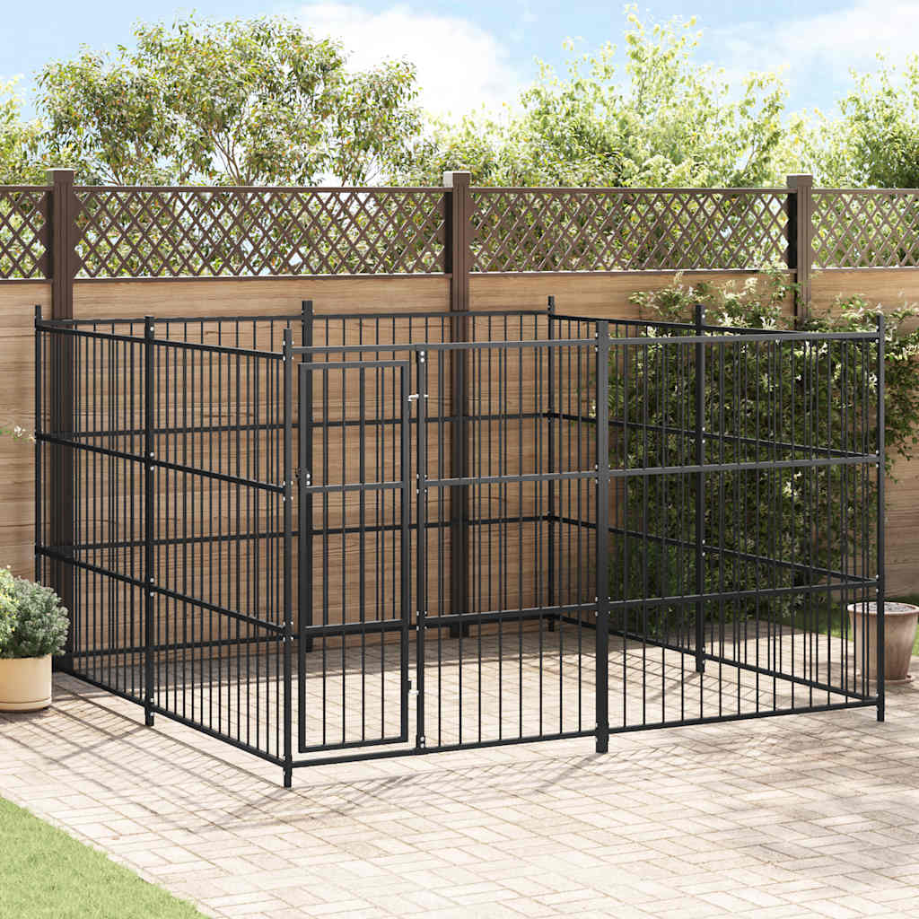 vidaXL Κλουβί Σκύλου Εξωτερικού Χώρου 300 x 300 x 185 εκ.