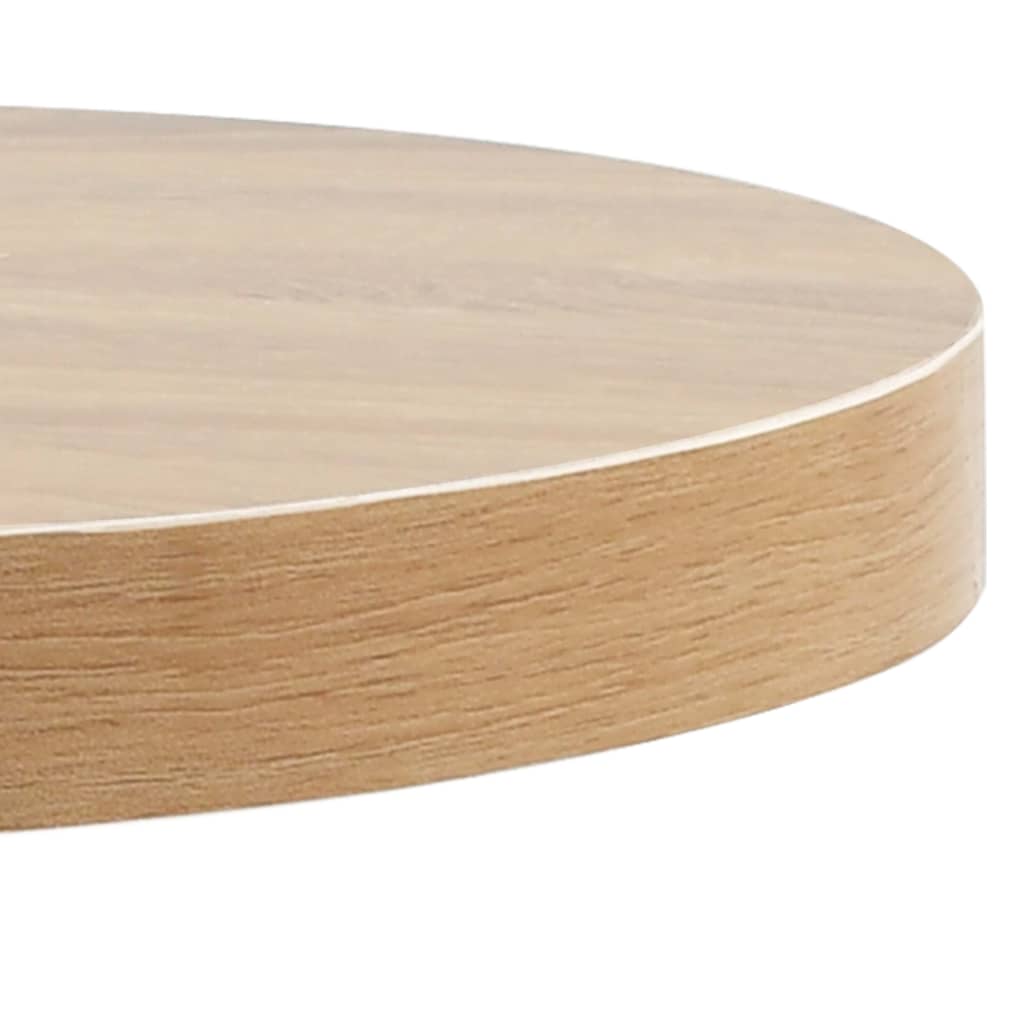 vidaXL Τραπέζι Bistro Ανοιχτό Καφέ 50 εκ. από MDF