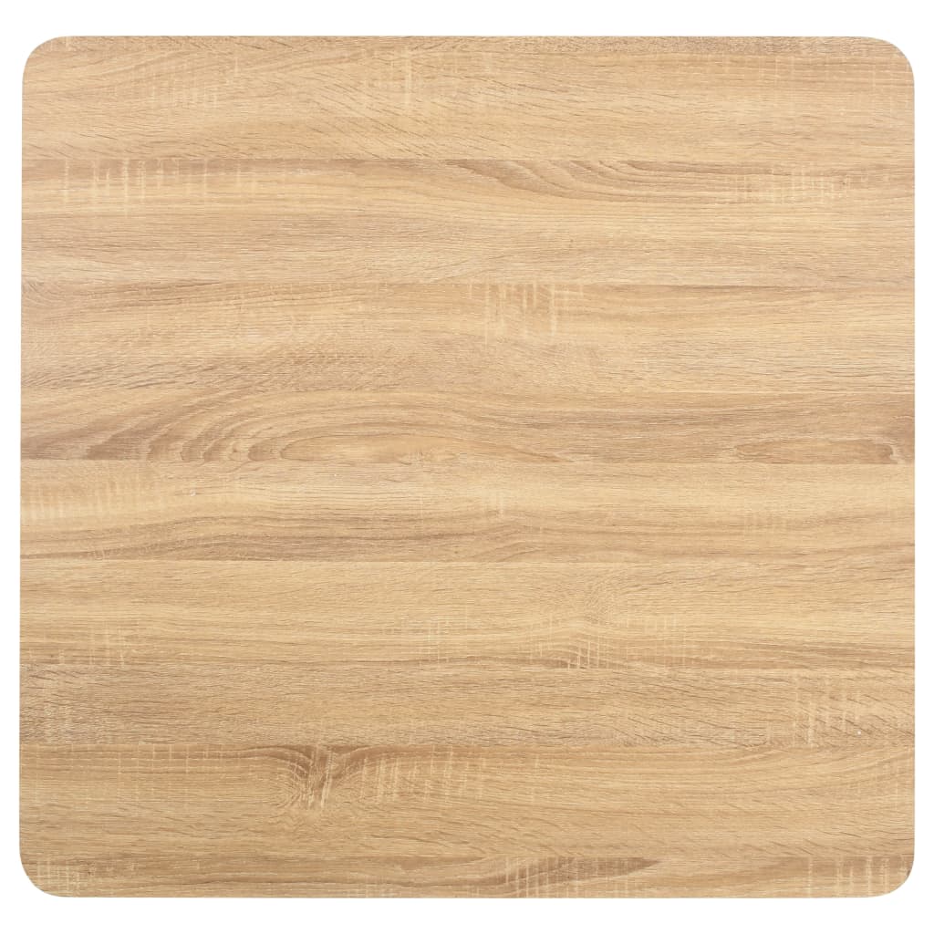 vidaXL Τραπέζι Bistro Ανοιχτό Καφέ 80 x 80 εκ. από MDF