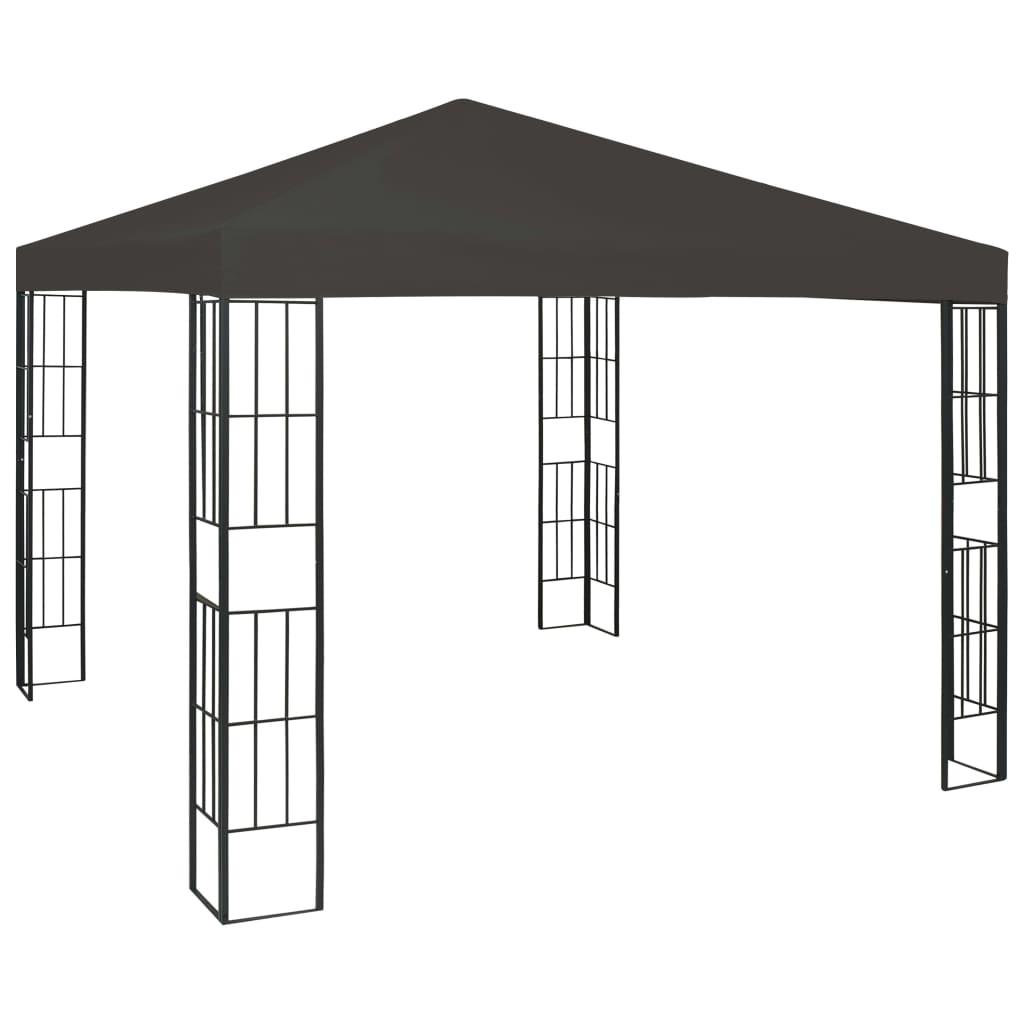 vidaXL Κιόσκι Ανθρακί 3 x 3 μ.