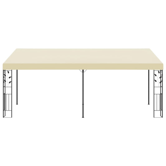 vidaXL Κιόσκι Επιτοίχιο Κρεμ 6 x 3 x 2,5 μ.