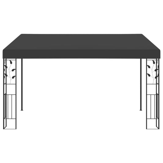 vidaXL Κιόσκι Επιτοίχιο Ανθρακί 4 x 3 x 2,5 μ.