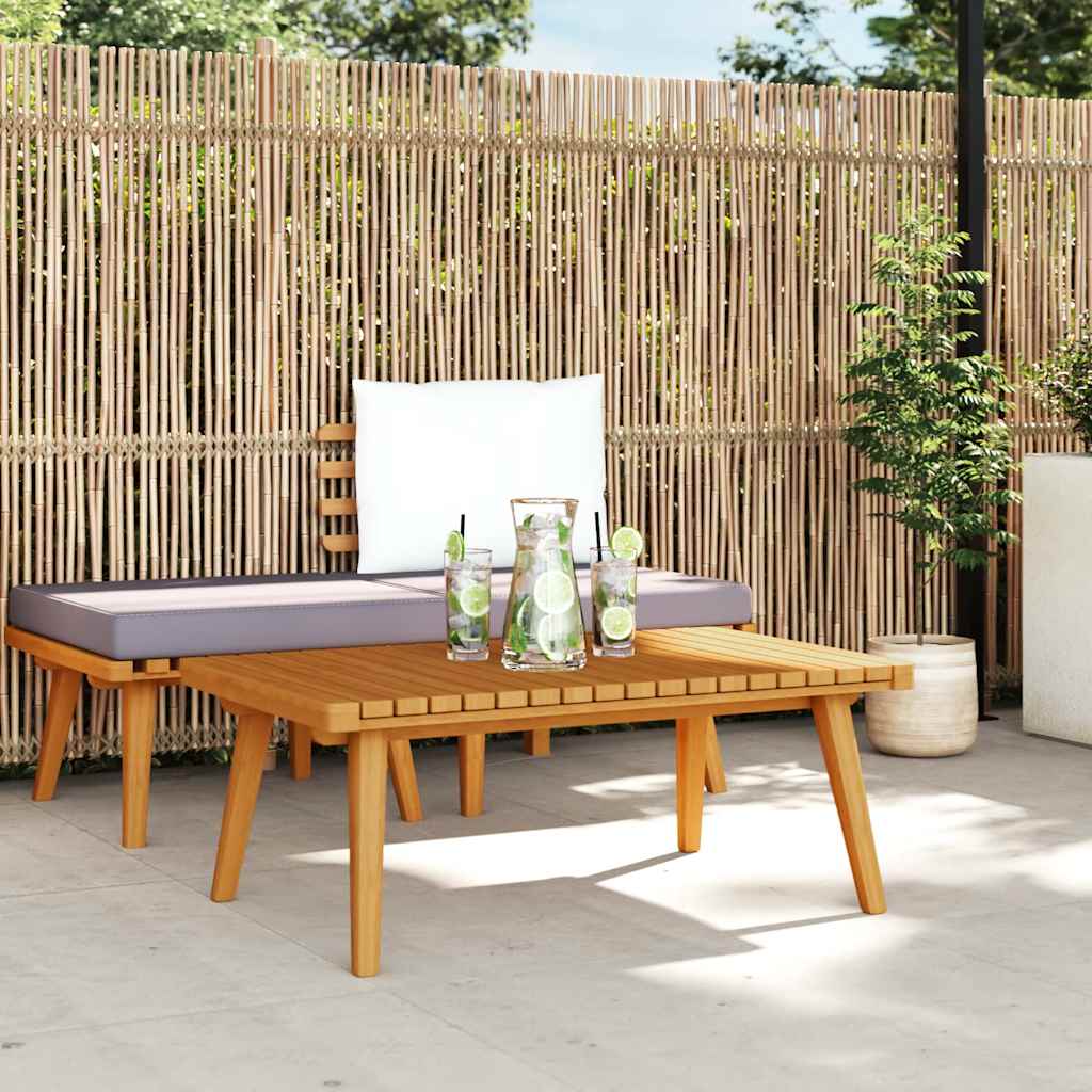vidaXL Τραπεζάκι Σαλονιού Κήπου 90 x 55 x 35 εκ. Μασίφ Ξύλο Ακακίας