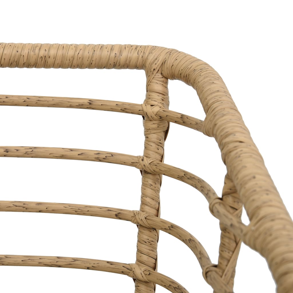 vidaXL Σετ Επίπλων Bistro 3 Τεμαχίων Χρώμα Δρυός από Συνθετικό Ρατάν