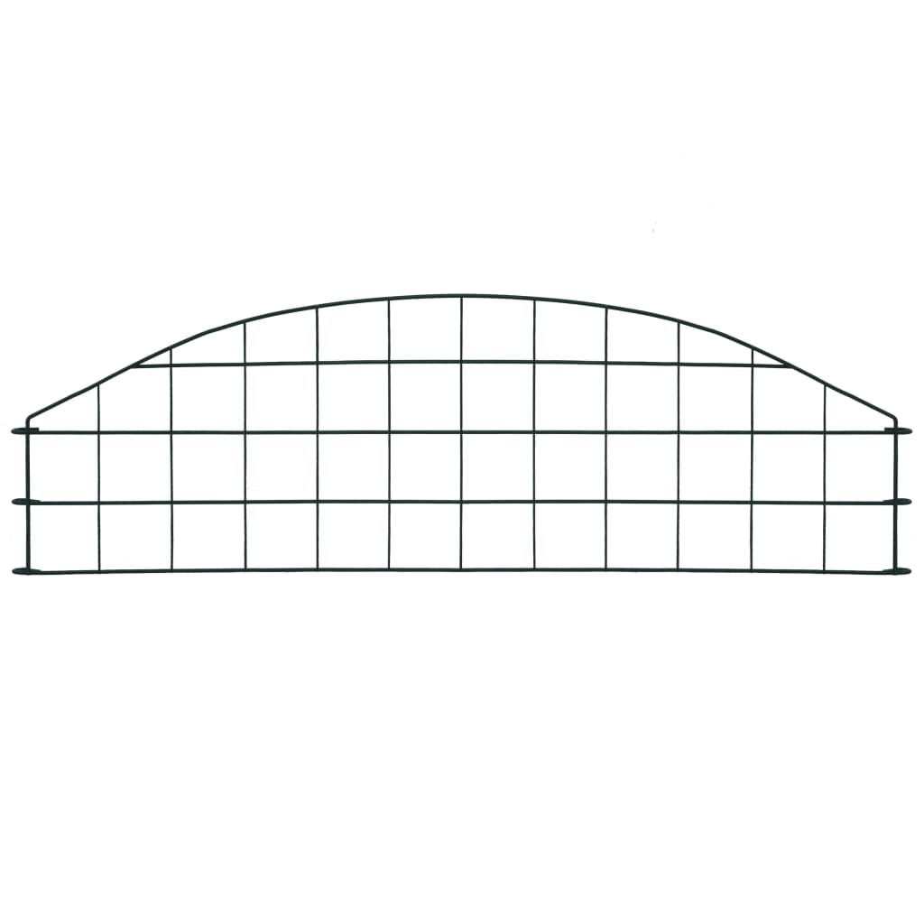 vidaXL Περίφραξη Κήπου Αψίδα Σετ Πράσινη 77,3 x 26 εκ.