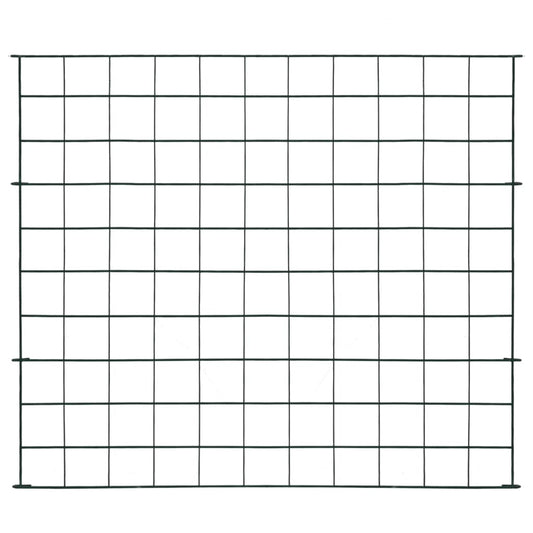 vidaXL Περίφραξη Κήπου Σετ Πράσινη 77,5 x 64 εκ.