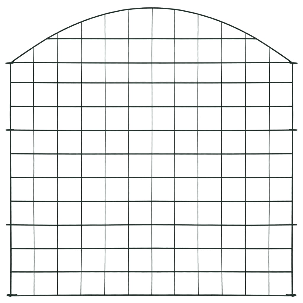 vidaXL Περίφραξη Κήπου Αψίδα Σετ Πράσινη 77,5 x 78,5 εκ.