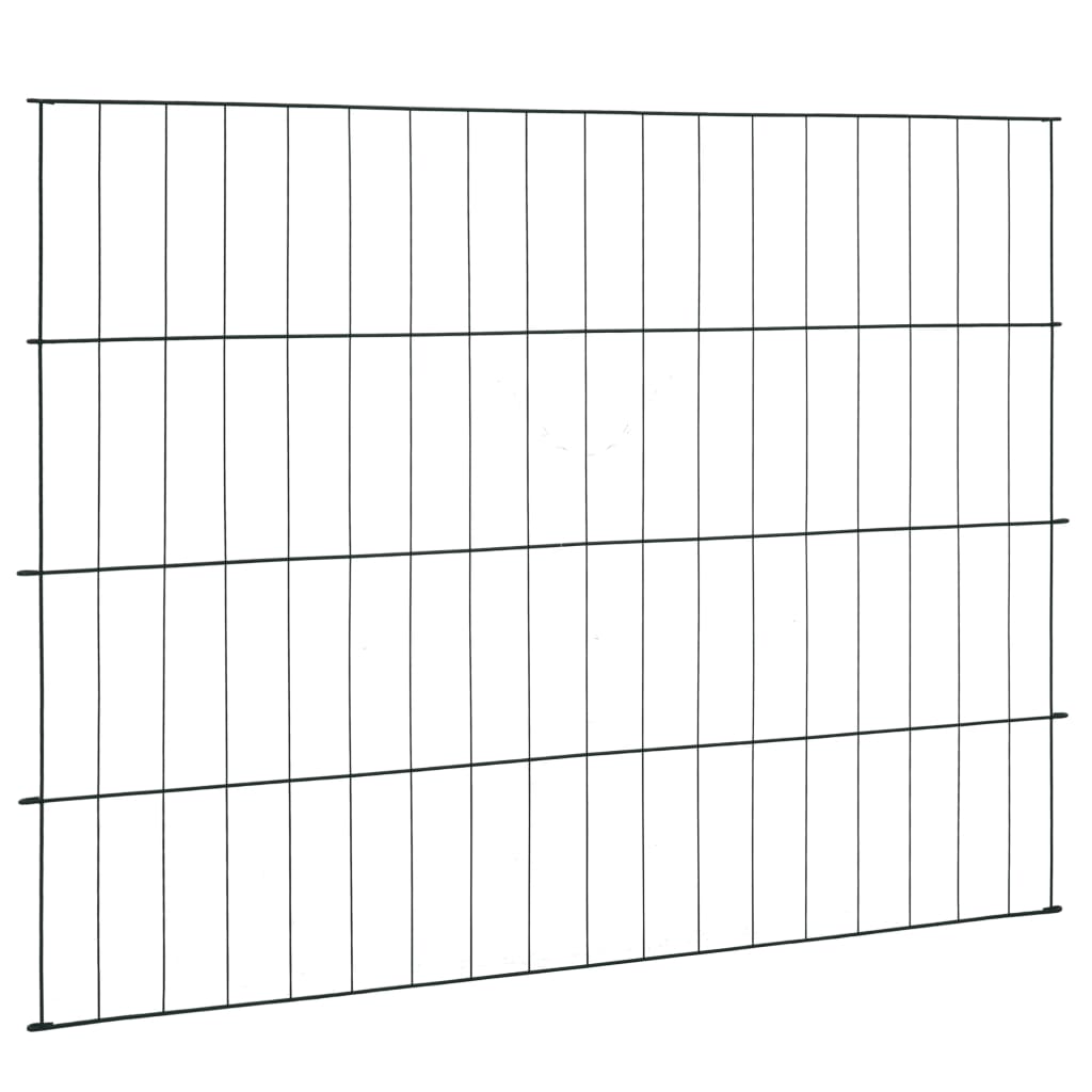 vidaXL Περίφραξη Κήπου Σετ Πράσινη 115 x 79 εκ.