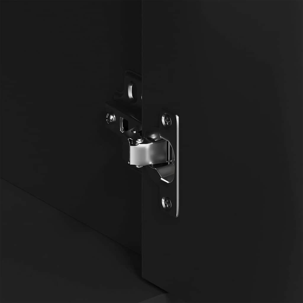 vidaXL Μπουφές Μαύρος 88 x 30 x 70 εκ. από Επεξ. Ξύλο