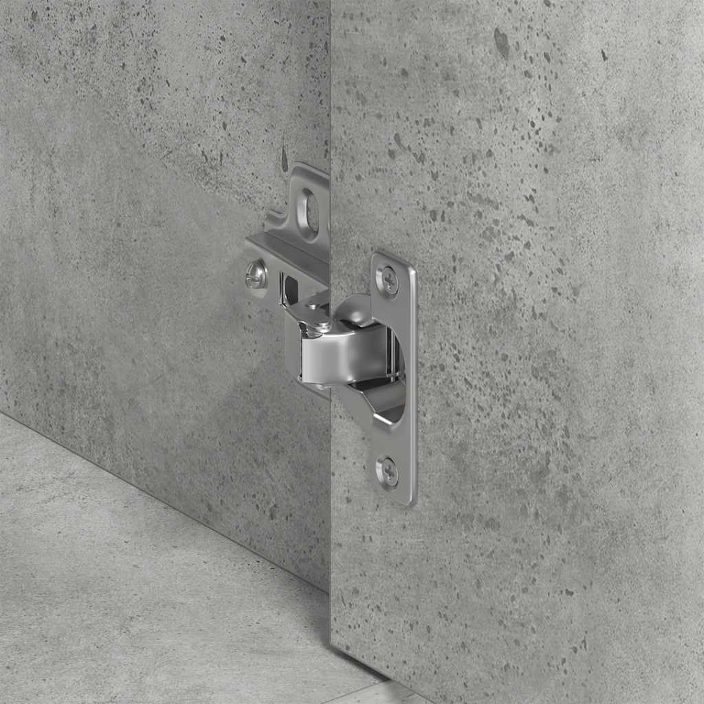 vidaXL Μπουφές Γκρι του Σκυροδέματος 88 x 30 x 70 εκ. από Επεξ. Ξύλο