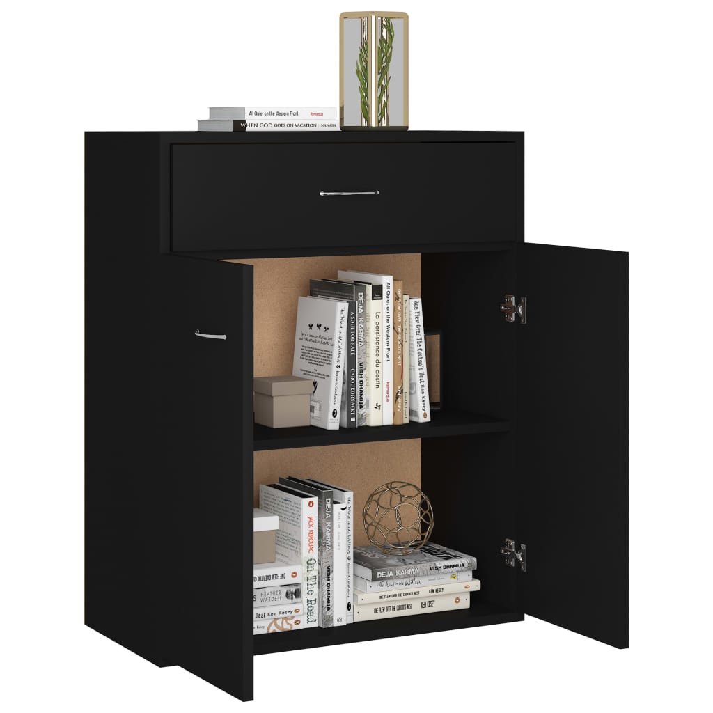 vidaXL Συρταριέρα Γκρι 60 x 30 x 75 εκ. από Επεξεργασμένο Ξύλο