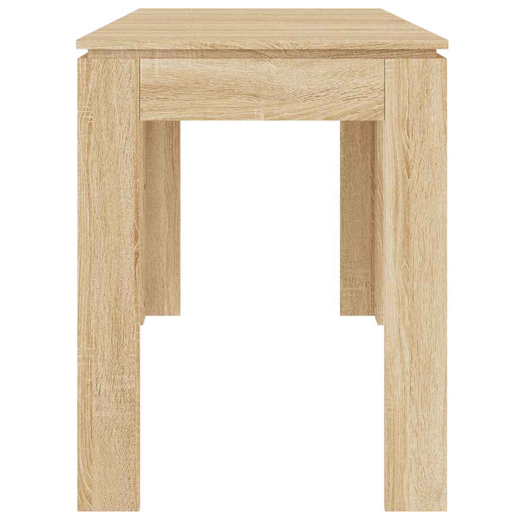 vidaXL Τραπεζαρία Sonoma Δρυς 120 x 60 x 76 εκ. από Επεξ. Ξύλο