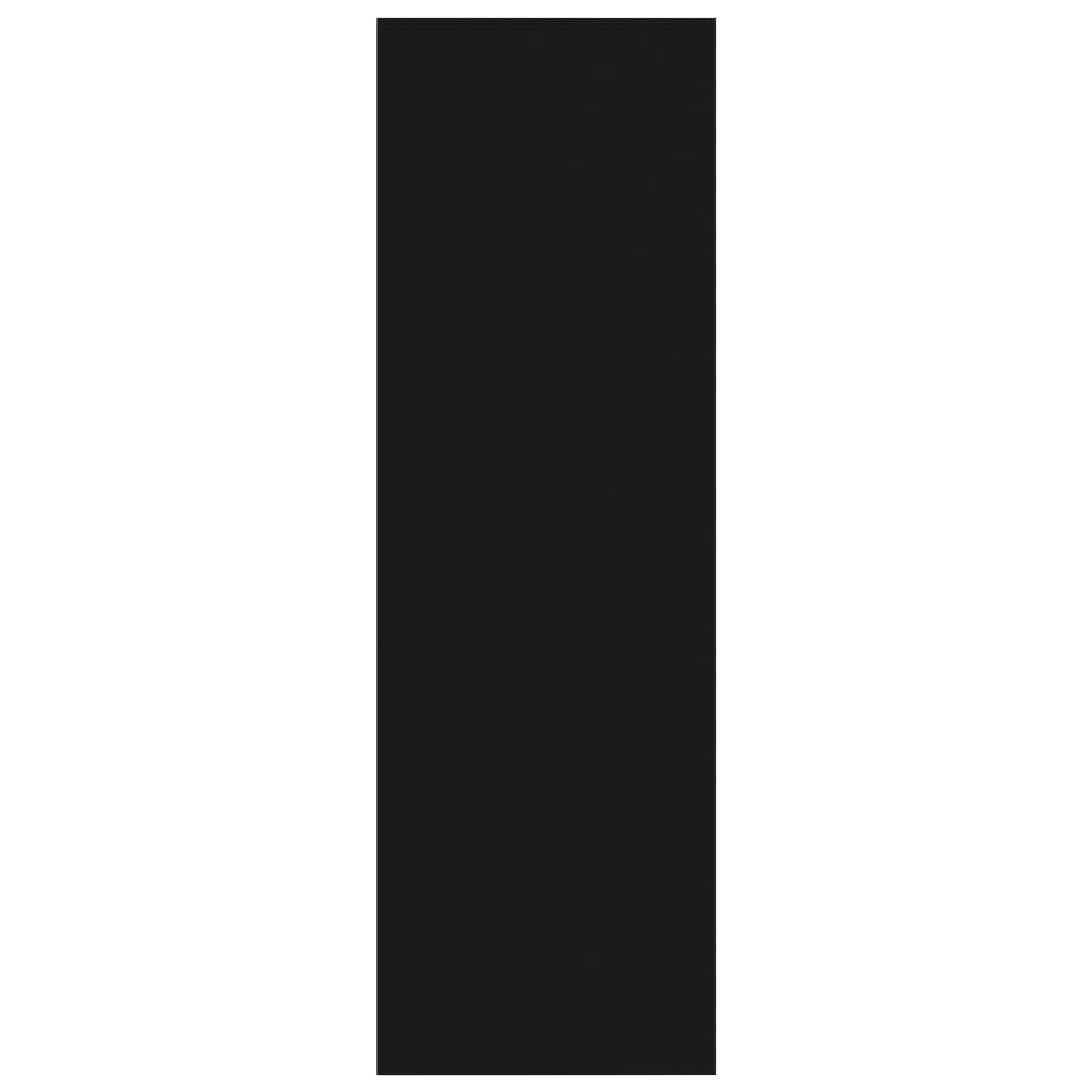 vidaXL Βιβλιοθήκη Μαύρο 40x24x75 εκ. από Επεξ. Ξύλο