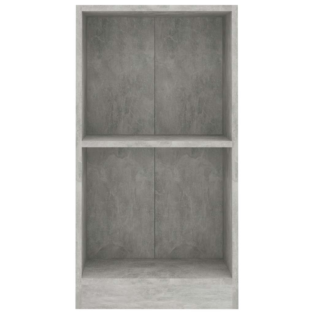 vidaXL Βιβλιοθήκη Γκρι από Σκυρόδεμα 40 x 24 x 75 εκ. από Τεχνητό Ξύλο