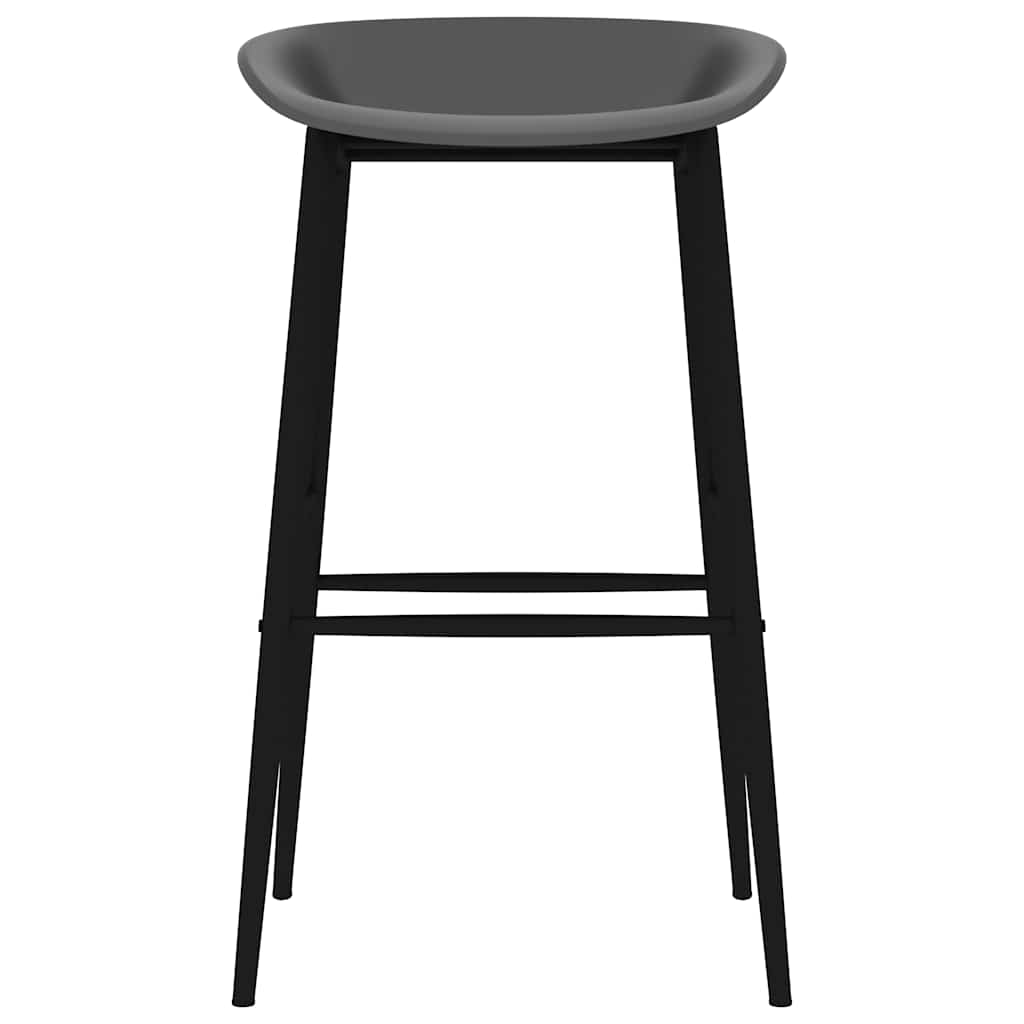 vidaXL Καρέκλες Μπαρ 4 τεμ. Γκρι