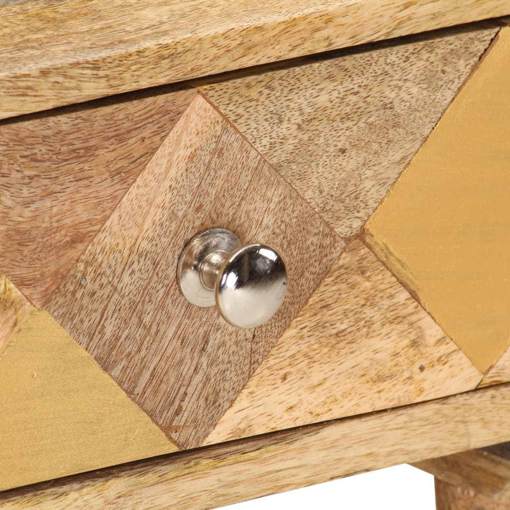 vidaXL Κομοδίνο 43 x 30 x 58 εκ. από Μασίφ Ξύλο Μάνγκο