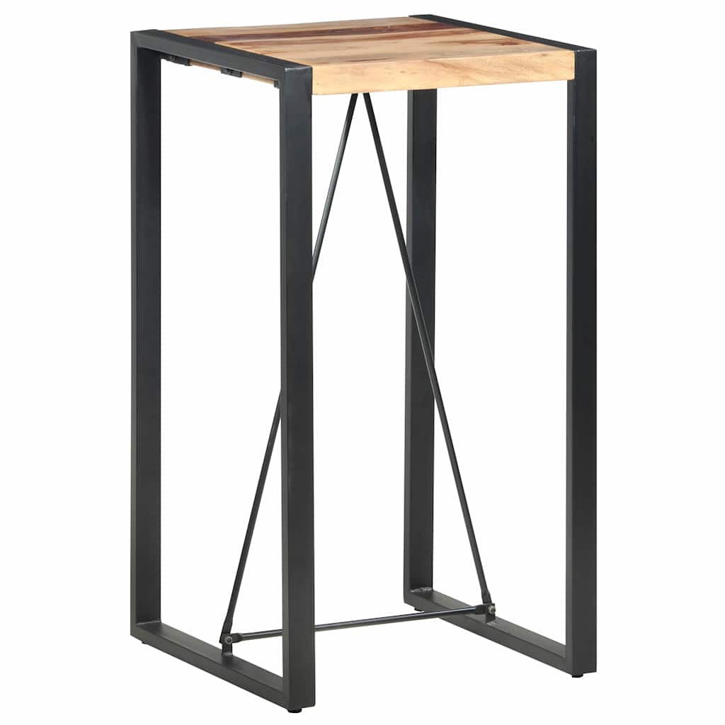 vidaXL Τραπέζι Μπαρ 60 x 60 x 110 εκ. από Μασίφ Ξύλο Ακακίας