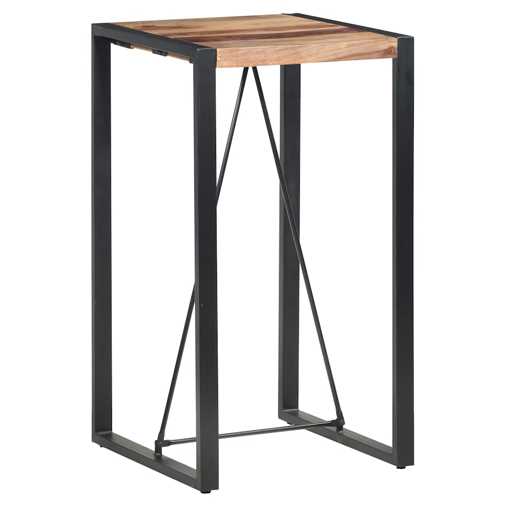 vidaXL Τραπέζι Μπαρ 60 x 60 x 110 εκ. από Μασίφ Ξύλο Ακακίας