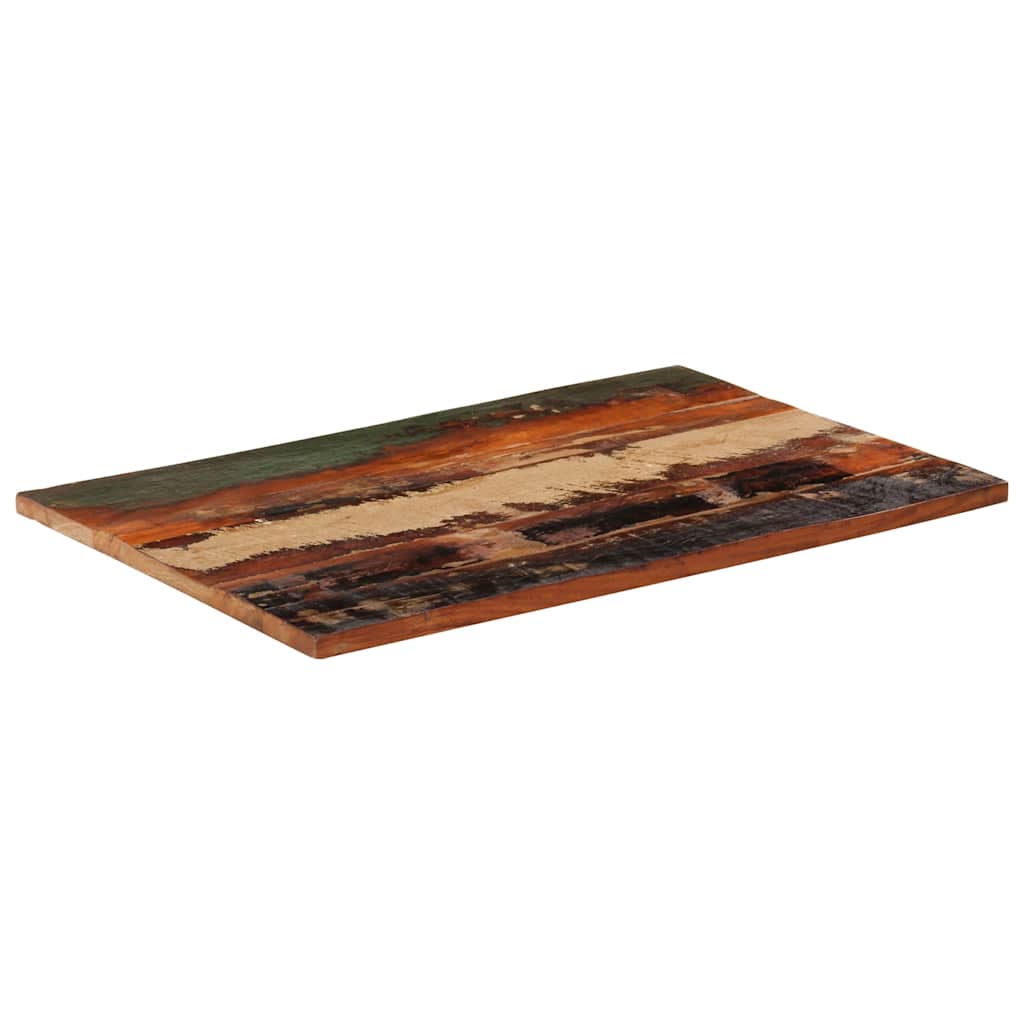vidaXL Επιφάνεια Τραπεζιού Ορθ. 60x90 εκ 25-27 χιλ Μασίφ Ανακ. Ξύλο