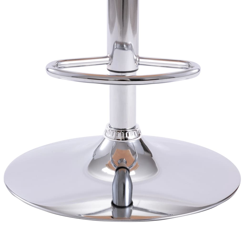 vidaXL Σκαμπό Μπαρ Κρεμ από Συνθετικό Δέρμα