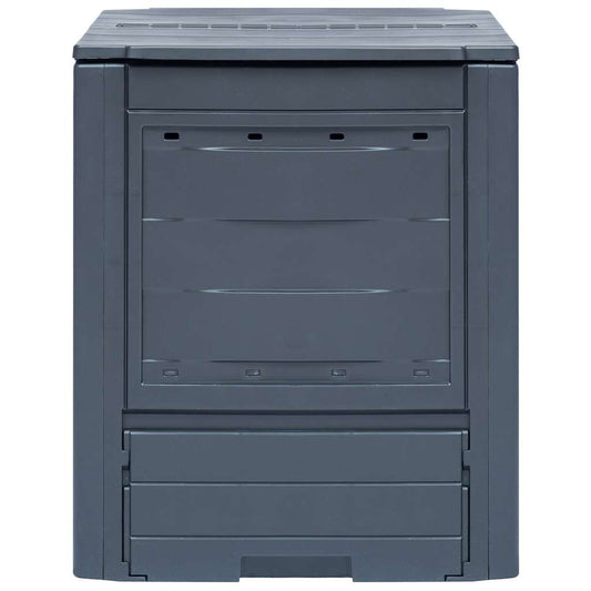 vidaXL Κομποστοποιητές Κήπου 2 τεμ. Γκρι 60 x 60 x 73 εκ. 520 Λίτρα