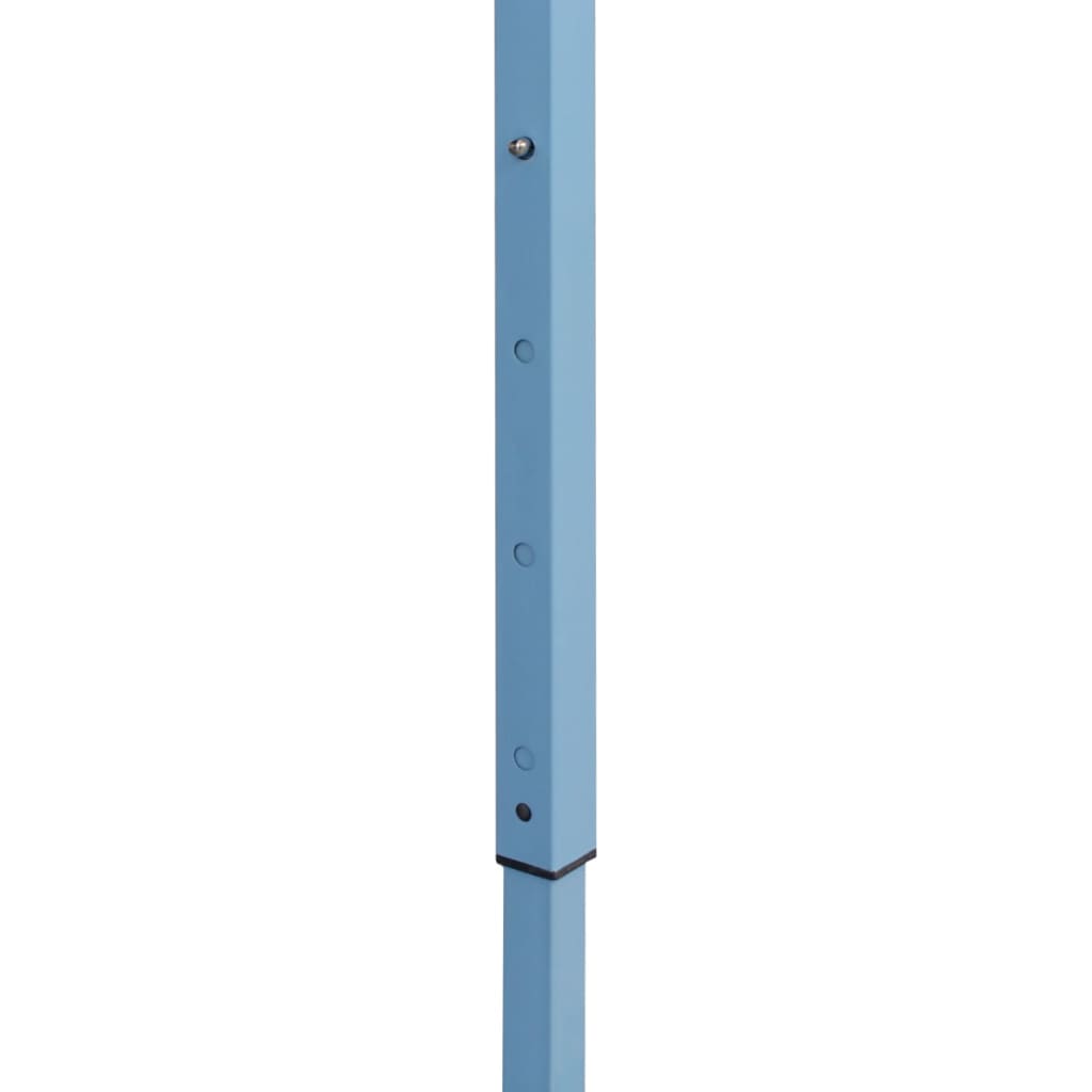 vidaXL Κιόσκι Πτυσσόμενο με 3 Πλευρικά Τοιχώματα Μπλε 3x4 μ. Ατσάλινο
