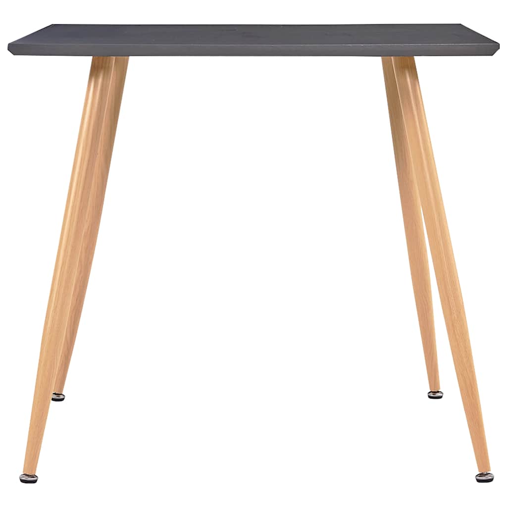 vidaXL Τραπεζαρία Γκρι / Χρώμα Δρυός 80,5 x 80,5 x 73 εκ. από MDF
