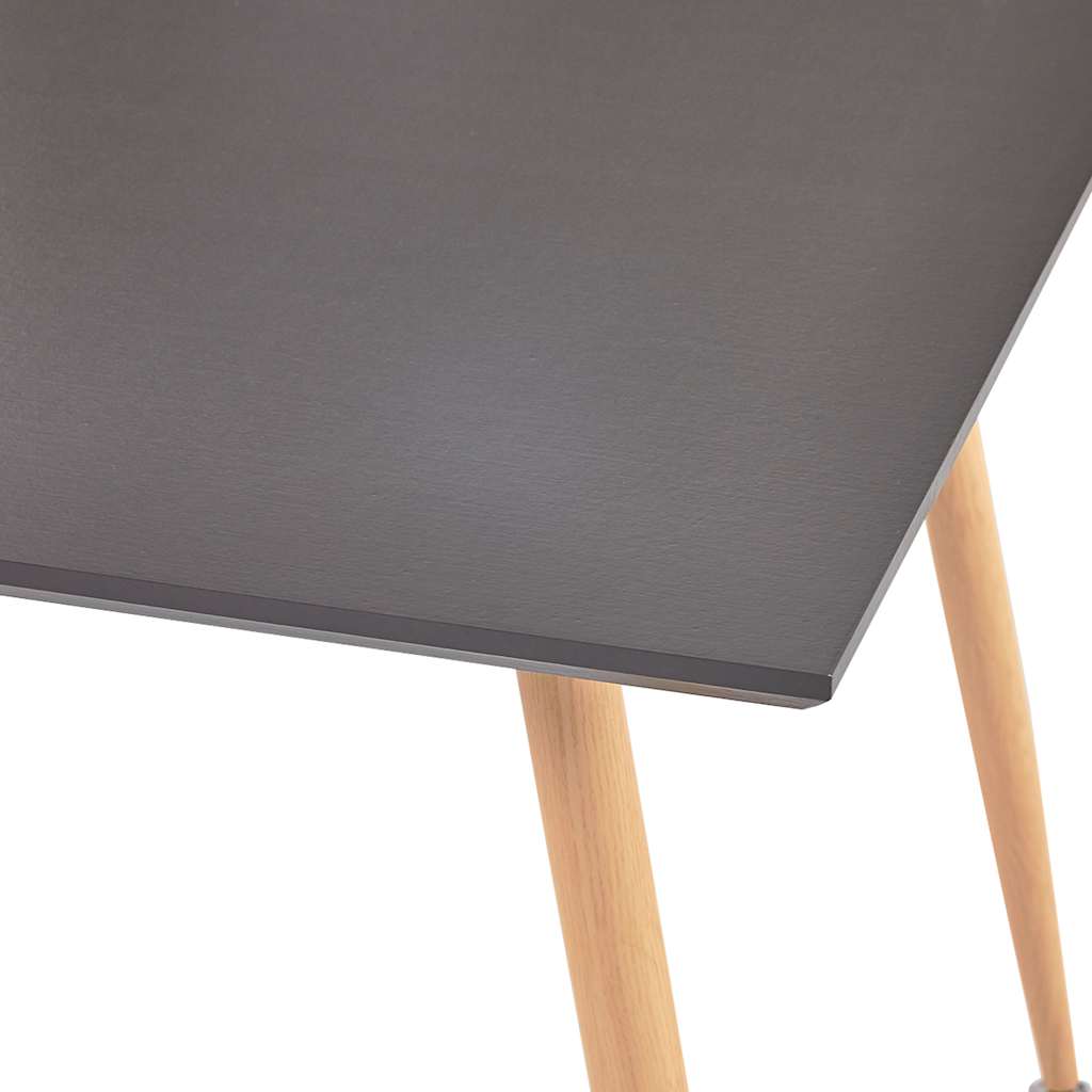vidaXL Τραπεζαρία Γκρι / Χρώμα Δρυός 80,5 x 80,5 x 73 εκ. από MDF