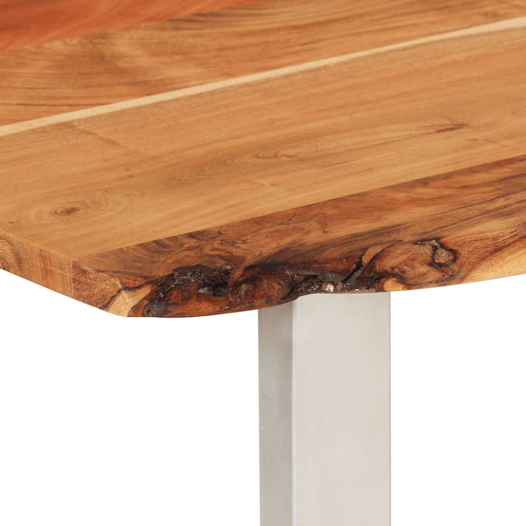 vidaXL Τραπεζαρία 180 x 90 x 76 εκ. από Μασίφ Ξύλο Ακακίας