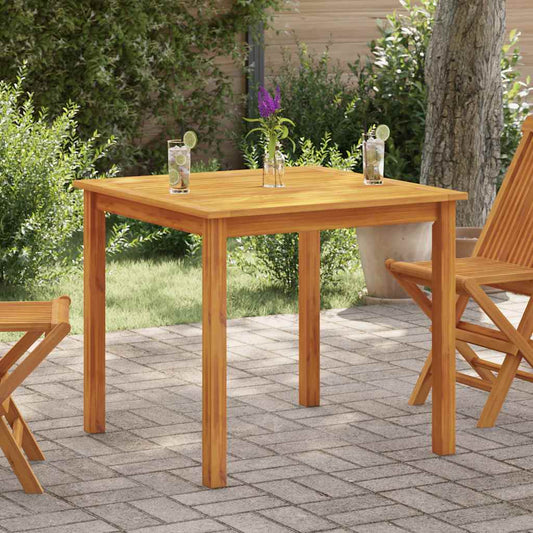 vidaXL Τραπέζι Κήπου 85 x 85 x 74 εκ. από Μασίφ Ξύλο Ακακίας