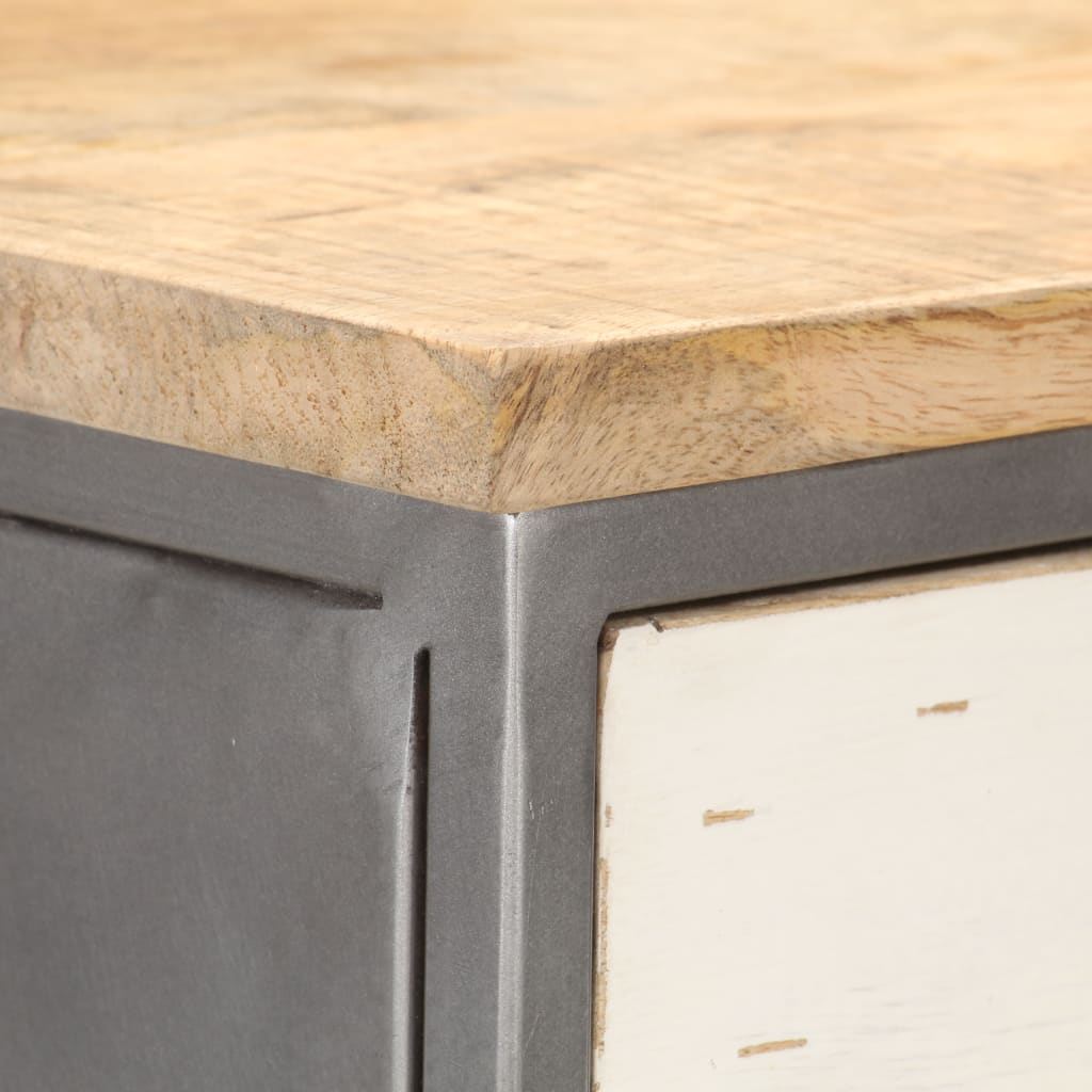 vidaXL Συρταριέρα 45 x 30 x 105 εκ. από Μασίφ Ξύλο Μάνγκο