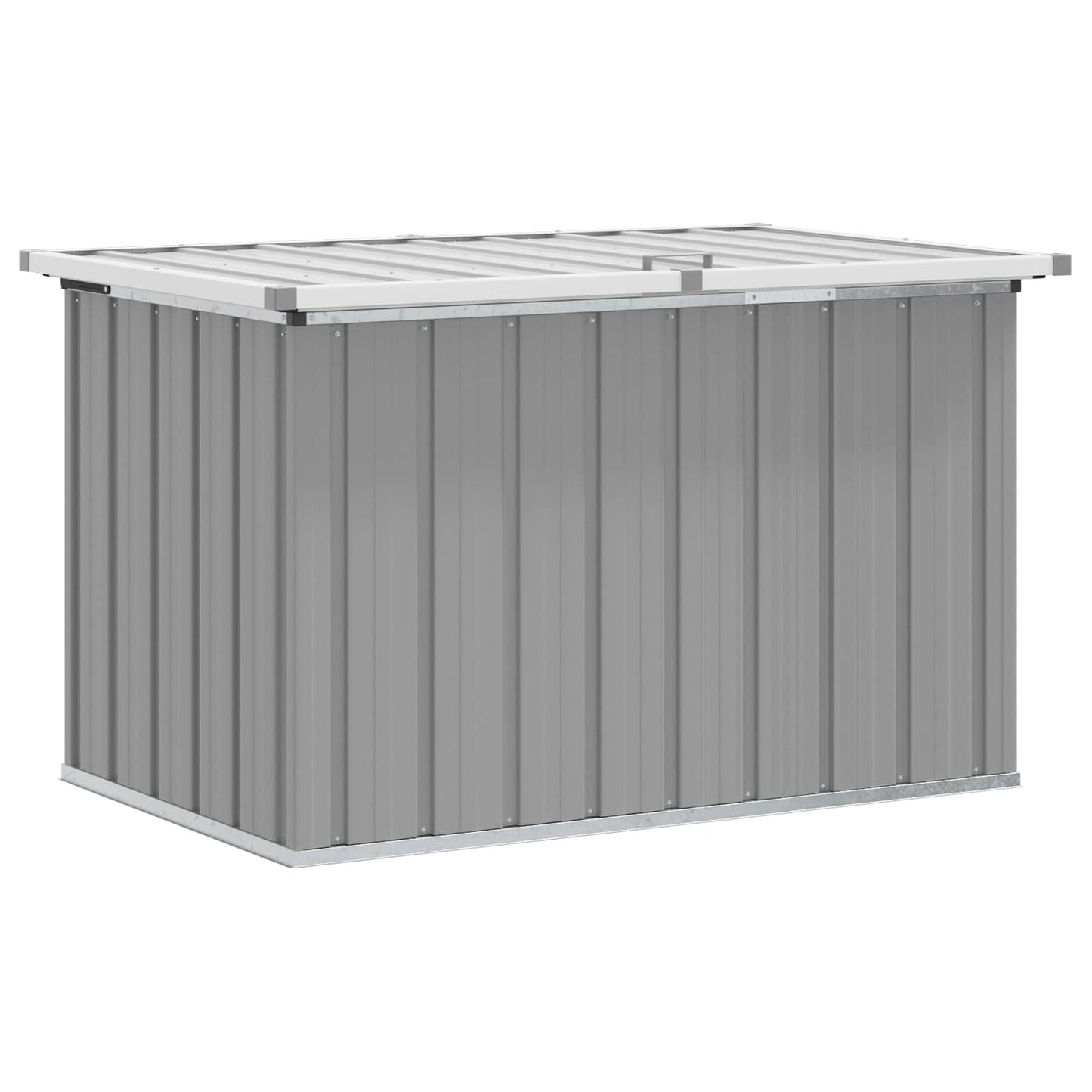 vidaXL Μπαούλο Αποθήκευσης Κήπου Γκρι 109 x 67 x 65 εκ.
