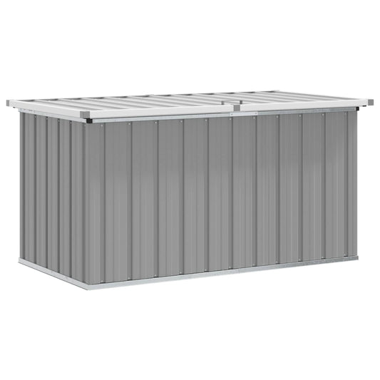 vidaXL Μπαούλο Αποθήκευσης Κήπου Γκρι 129 x 67 x 65 εκ.