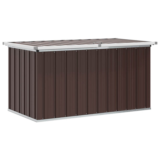 vidaXL Κουτί Αποθήκευσης Κήπου Καφέ 129 x 67 x 65 εκ.