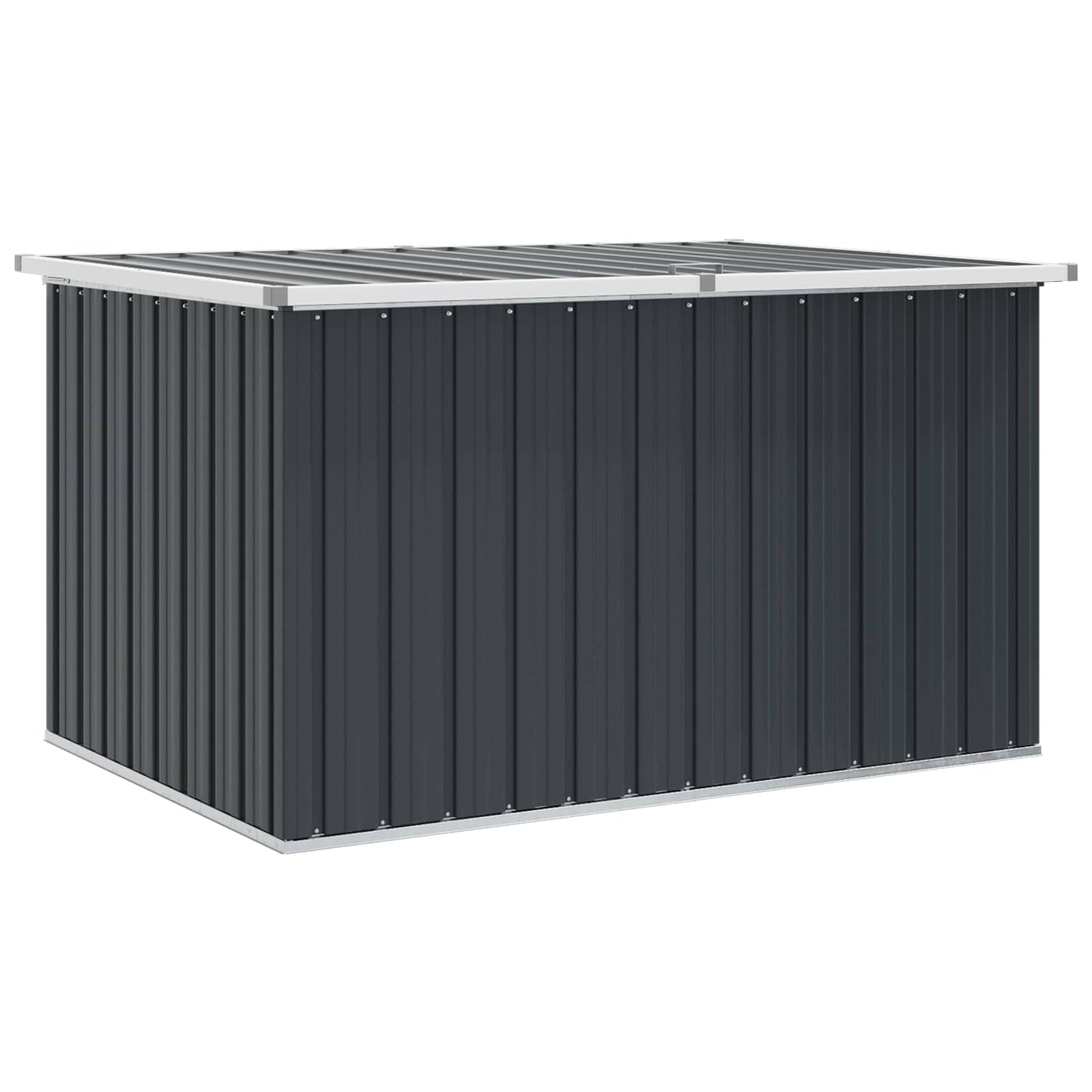 vidaXL Μπαούλο Αποθήκευσης Κήπου Ανθρακί 150 x 101 x 91 εκ.