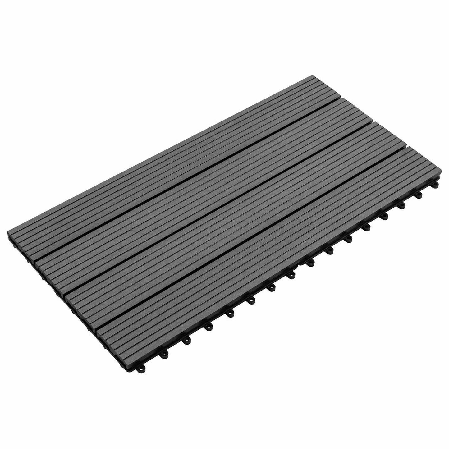 vidaXL Πλάκα Κατασκευής 6 pcs Γκρι 60 x 30 cm WPC