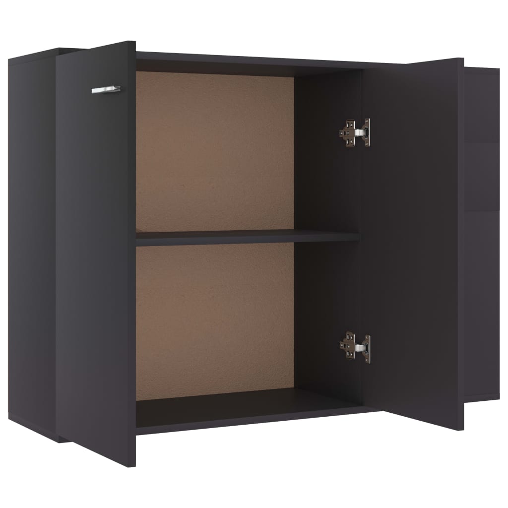 vidaXL Μπουφές Γκρι 105 x 30 x 75 εκ. από Επεξ. Ξύλο