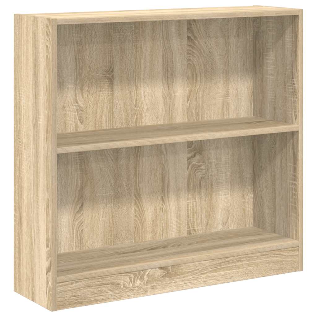 vidaXL Βιβλιοθήκη Sonoma Δρυς 80 x 24 x 75 εκ. από Τεχνητό Ξύλο