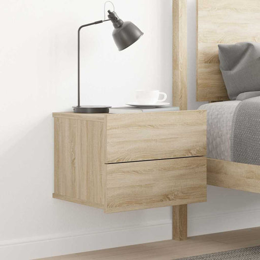 vidaXL Κομοδίνο Χρώμα Sonoma Δρυς 40 x 30 x 30 εκ. από Μοριοσανίδα