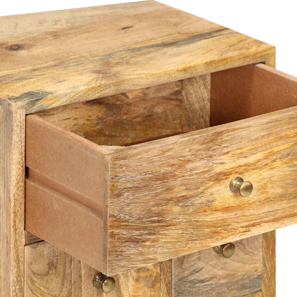 vidaXL Κομοδίνο 36 x 30 x 60 εκ. από Μασίφ Ξύλο Μάνγκο
