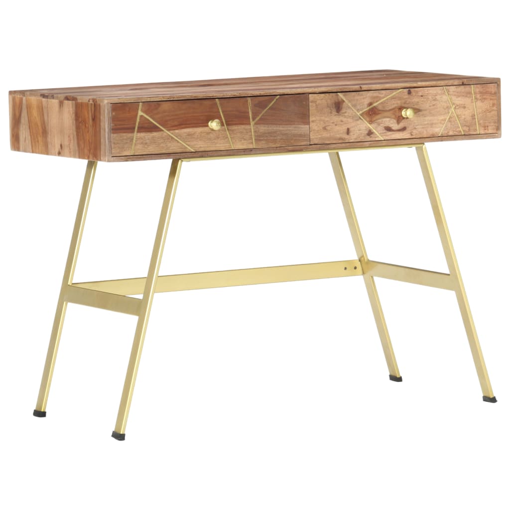 vidaXL Σεκρετέρ με Συρτάρια 100x55x75 εκ. από Μασίφ Ξύλο Ακακίας