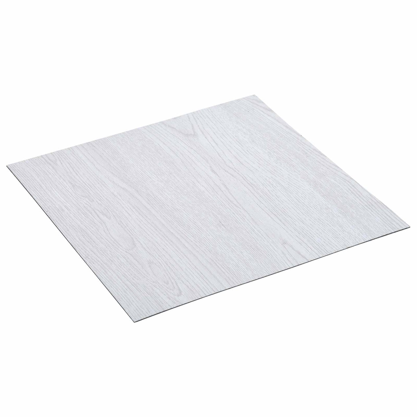 vidaXL Πλάκες Δαπέδου 5,11 τ.μ. 55 pcs PVC Λευκό ξύλο