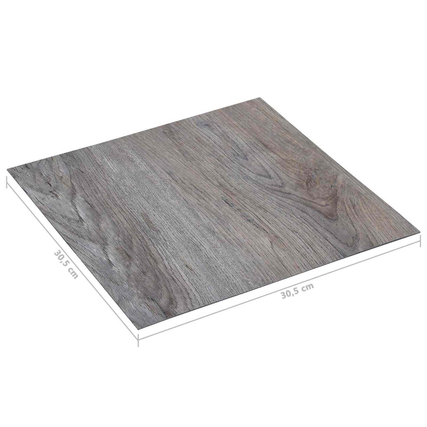 vidaXL Πλάκες Δαπέδου 55 pcs Ανοιχτό καφέ 5,11 τ.μ. PVC